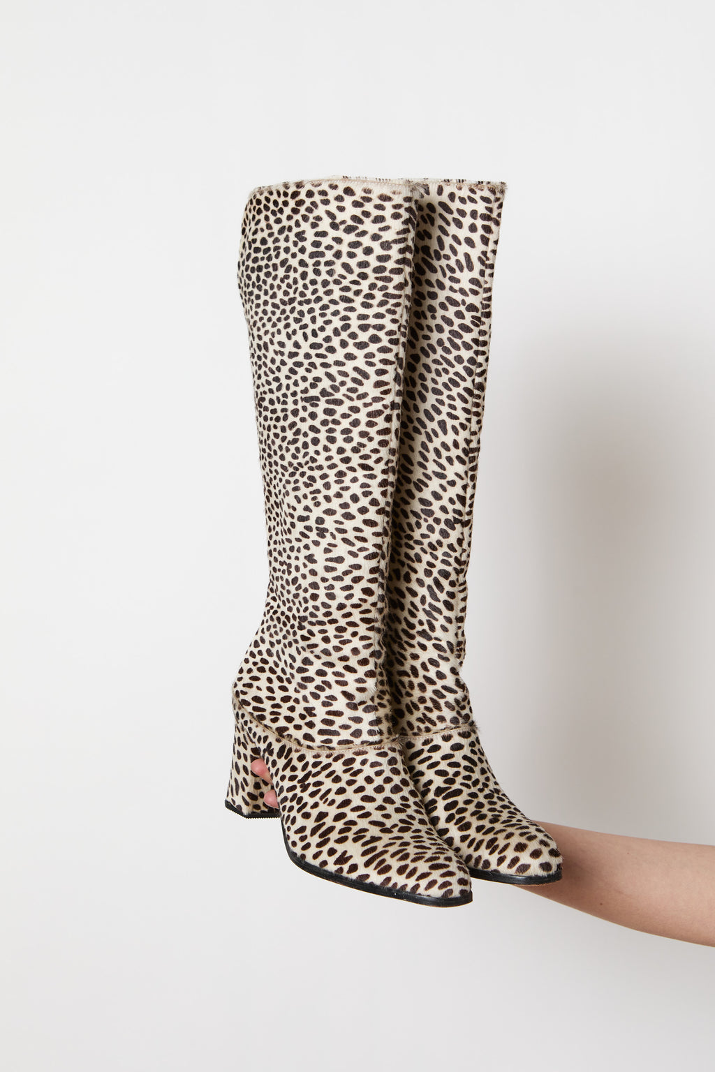 Pony Hair Cheetah Print Boot