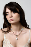 Silver Front Clasp Necklace