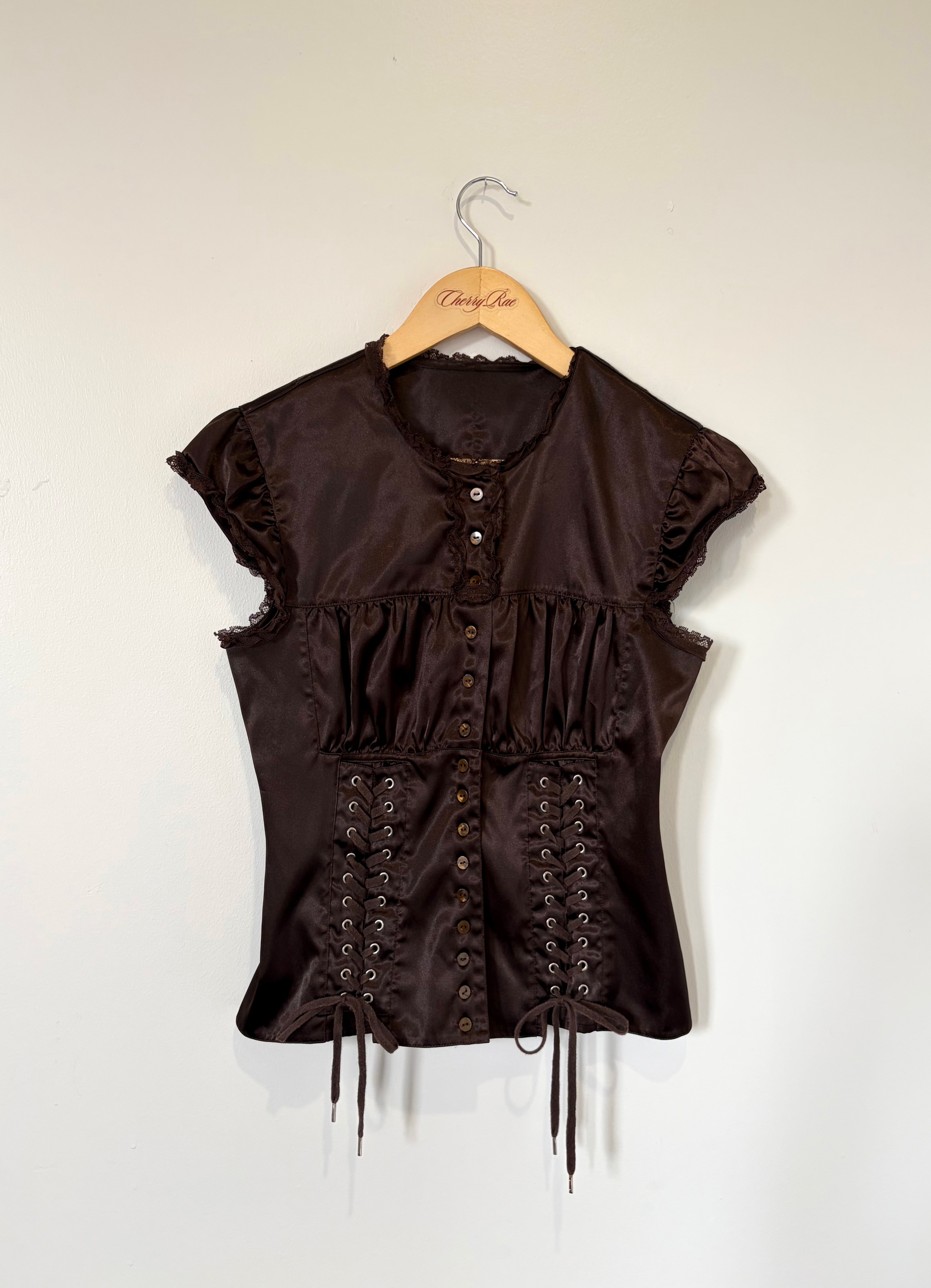 Calliope Lace Up Top